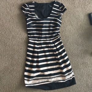 Dress with stripes